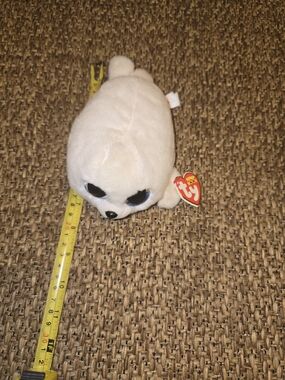 Ty Icy White Seal Beanie Baby Plush